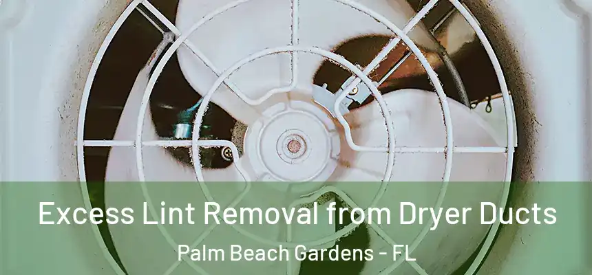 Excess Lint Removal from Dryer Ducts Palm Beach Gardens - FL